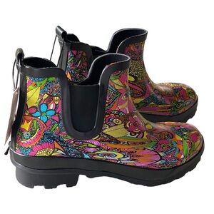 Floral Garden Ankle Bootie Rainbow Spirit Desert 11M NWT cottagecore Chic